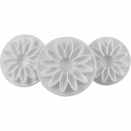 Вырубка-плунжер Ромашки набор 3 шт