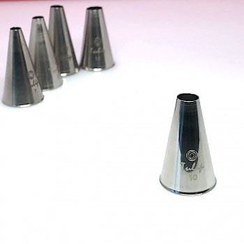 Кондитерская насадка трубочка №10 Tulip™ | d 6.4 mm