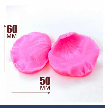 Молд силиконовый (вайнер) Лепесток (1), комплект 2 части (60•50 мм) e124