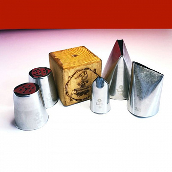 Дополнительный набор для зефирных цветов 5 шт | от Малиновки МК (насадки тюльпан L+ размер)