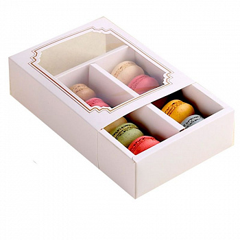 Коробка-пенал для макарони 14*11*5 см | упак. 10 шт