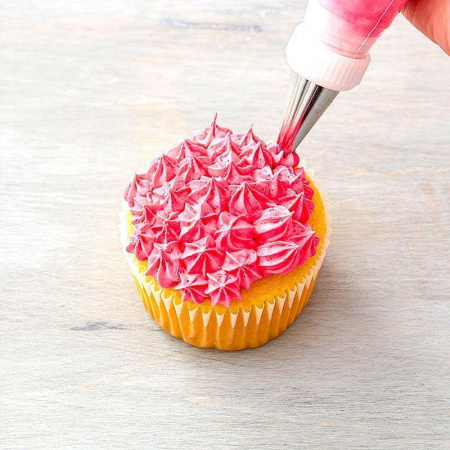 Кондитерская насадка закрытая звезда №28 Tulip™ малый размер (diam.7,6 mm; 8 лучей)