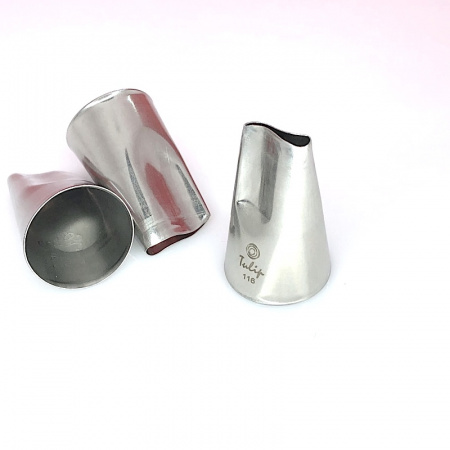 Кондитерская насадка 116 Tulip, Корея, прорезь 14 мм лепесток 2-й изогнутый