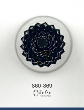 Набор кондитерских насадок 860-869, Tulip 10 шт, открытые звезды, Французские трубочки д.4-18 мм, 9-18 лучей