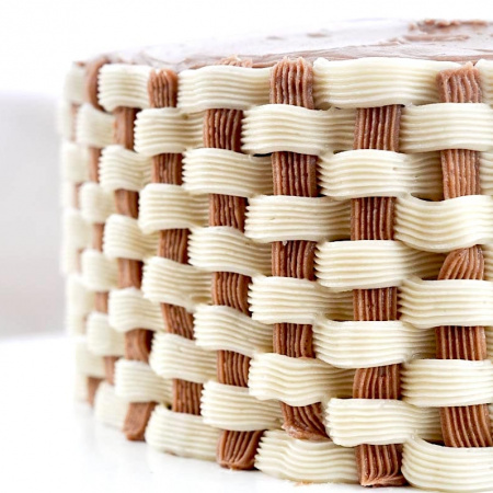 Кондитерская насадка 899 Tulip™ лента с зубчиками ракушка (Shell Basketweave) большая, прорезь 20 мм