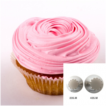 Насадка открытая звезда №235, 435 | Виннетта (12 лучей) - Standard open star tip #235, 435 | Viennetta | by Tulip Workshop