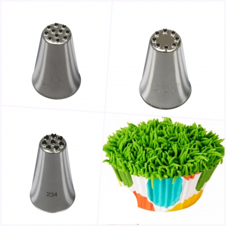 Кондитерская насадка 234 Tulip™ Травка с фасонными дырочками