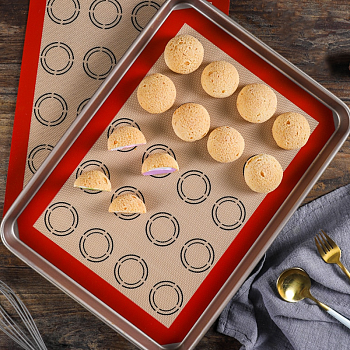 Коврик для выпечки антипригарный армированный 40-60 см (с разметкой)