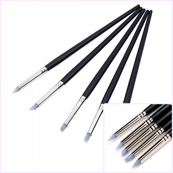 Кондитерские кисточки для мастики | набор 5 шт