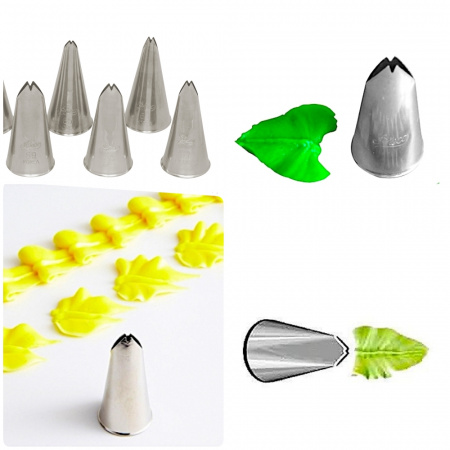 Кондитерская насадка листик №65-70, 263 Ateco | Малый размер