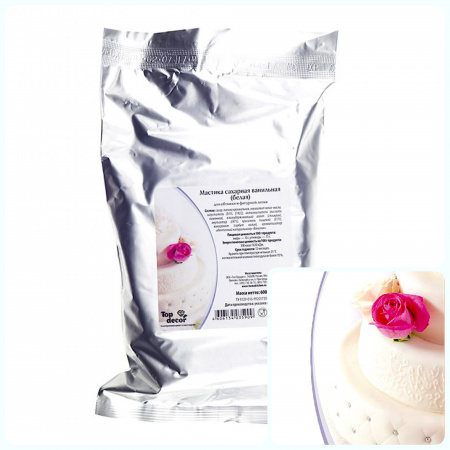 Сахарная Мастика ванильная 0.6 кг | Топ (универсальная)