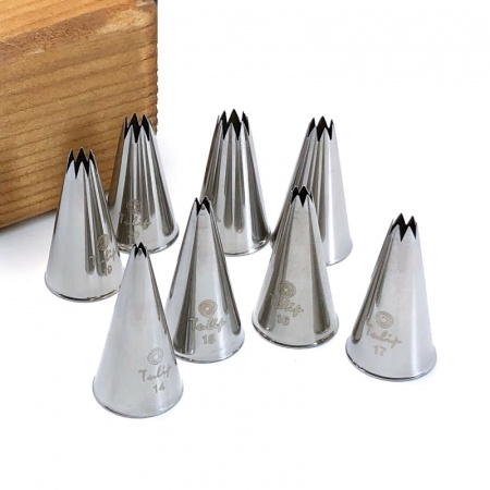 Кондитерская насадка открытая звезда №18 Tulip™ малый размер (diam. 4.7 mm; 7 лучей)