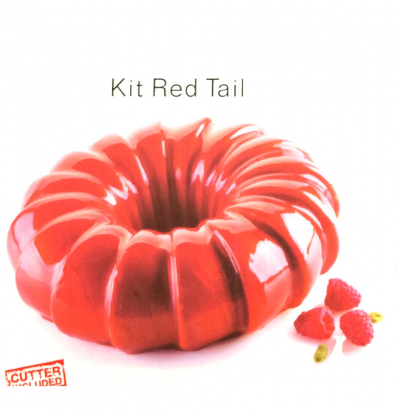 Силиконовая форма 3D для муссового торта | Ред Теил ∅240 мм