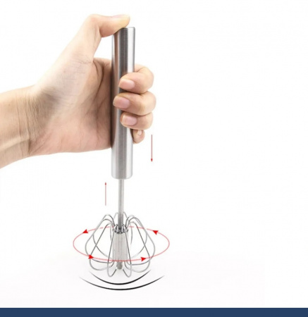 Венчик вращающийся для взбивания размер 25, 30, 35 см